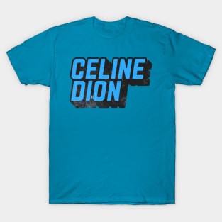 Celine Under Blue T-Shirt